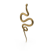Gold Snake Decor PNG & PSD Images