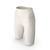 Cycling Shorts White PNG & PSD Images