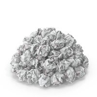Crumpled Paper Pile PNG & PSD Images
