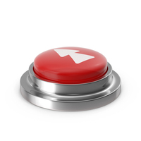 Push Button Red Symbol Backward PNG & PSD Images
