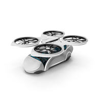 Sci-Fi Futuristic Passenger Drone PNG & PSD Images