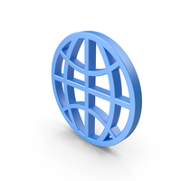 Web Icon Blue PNG & PSD Images