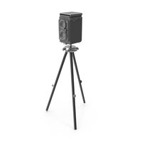 Retro Video Camera on Tripod PNG & PSD Images