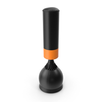 Free Standing Punch Bag Black PNG & PSD Images
