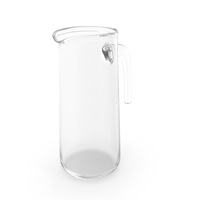 Glass Straight Jug PNG & PSD Images
