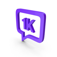 1K Message Logo Purple PNG & PSD Images