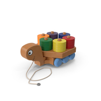 Wooden Tortoise Toy PNG & PSD Images