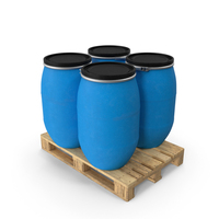Barrel Plastic Single Pallet PNG & PSD Images