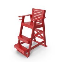 Lifeguard Chair Red PNG & PSD Images