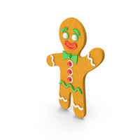 Cartoon Gingerbread Man PNG & PSD Images