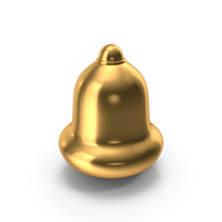 Cartoon Bell All Gold PNG & PSD Images