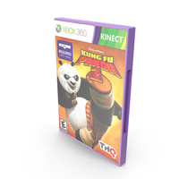 Xbox 360 Game Box Kung Fu Panda PNG & PSD Images