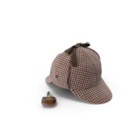 Sherlock Hat And Pipe PNG & PSD Images