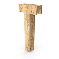 Wooden Alphabet Letter T PNG & PSD Images