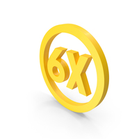 6X YELLOW PNG & PSD Images