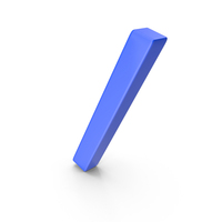 Slash Or Divide Icon Blue PNG & PSD Images