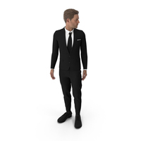 Man in Classic Suit Turned PNG & PSD Images