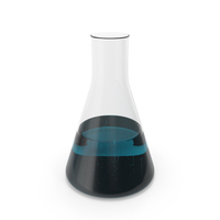 Chemical Flask With Acid PNG & PSD Images