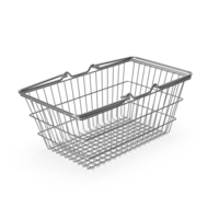 Shopping Basket With Folded Handles PNG & PSD Images