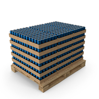 Cargo Cans Blue Plain PNG & PSD Images
