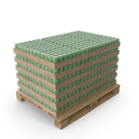 Cargo Cans Green Packed PNG & PSD Images