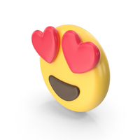Smiling Face with Heart Eyes Emoji PNG & PSD Images