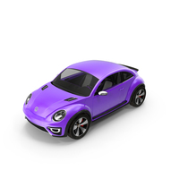 Volkswagen Beetle 2016 Purple PNG & PSD Images