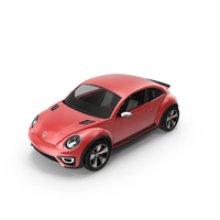 Volkswagen Beetle 2016 Red PNG & PSD Images