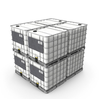 Cargo IBC Totes Stacked PNG & PSD Images