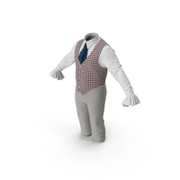 Lantern Sleeves Shirt With Vest And Short Pants PNG & PSD Images