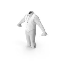 White Lantern Sleeves Shirt With Vest And Short Pants PNG & PSD Images