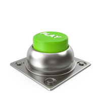 Green Push Play Button PNG & PSD Images
