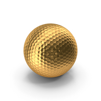 Gold Golf Ball PNG & PSD Images