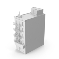 Monochrome Apartment Building PNG & PSD Images