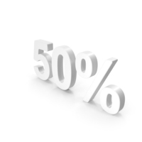 50 Percent Off White PNG & PSD Images