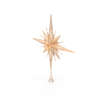 Christmas Tree Star Topper PNG & PSD Images