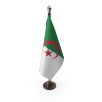 Algeria Cloth Flag Stand PNG & PSD Images