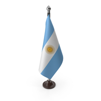 Argentina Cloth Flag Stand PNG & PSD Images