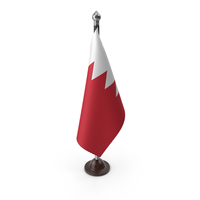 Bahrain Cloth Flag Stand PNG & PSD Images