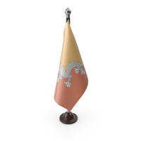 Bhutan Cloth Flag Stand PNG & PSD Images