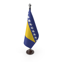Bosnia Cloth Flag Stand PNG & PSD Images