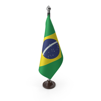 Brazil Cloth Flag Stand PNG & PSD Images