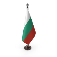 Bulgaria Cloth Flag Stand PNG & PSD Images