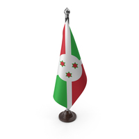 Burundi Cloth Flag Stand PNG & PSD Images