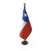 Chile Cloth Flag Stand PNG & PSD Images