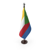 Comoros Cloth Flag Stand PNG & PSD Images