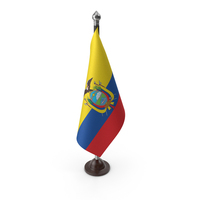 Ecuador Colombia Cloth Flag Stand PNG & PSD Images