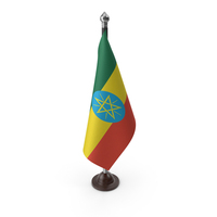 Ethiopia Cloth Flag Stand PNG & PSD Images