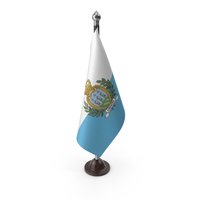 San Marino Europe Cloth Flag Stand PNG & PSD Images