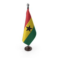 Ghana Cloth Flag Stand PNG & PSD Images